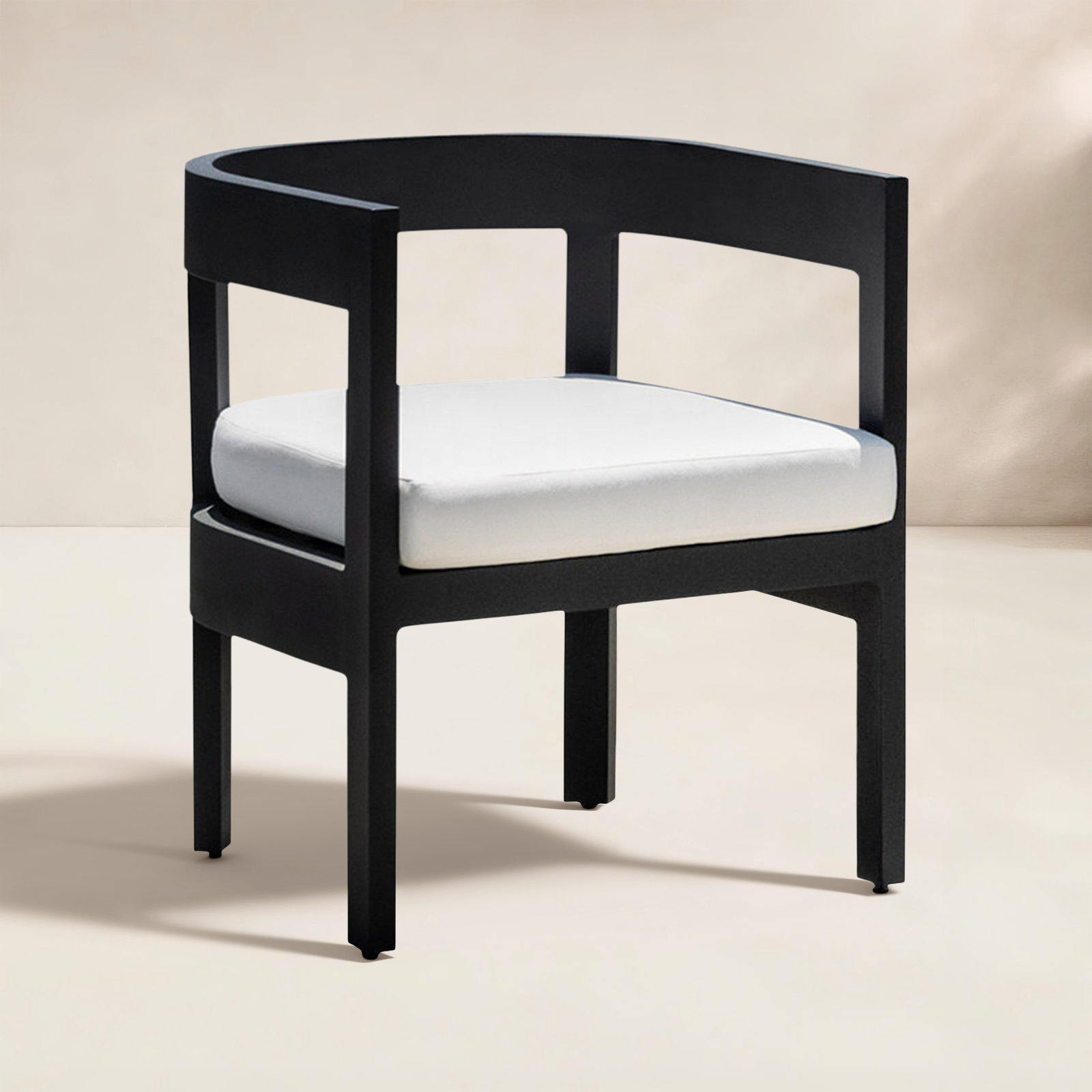 Joss & Main Everlee Metal Dining Armchair - Thumbnail 3