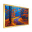 «Little Road Through Orange Autumn Landscape I», peinture sur toile-59757577-59757580