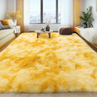 8×10ft Washable Area Rug Ultra Soft Fluffy Shag Rug  Indoor Carpet for Living Room Bedroom Kidsroom Home Decor
