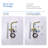 KIBI Circular 2-in-1 Single Hole Pull Out Kitchen Faucet-92622804