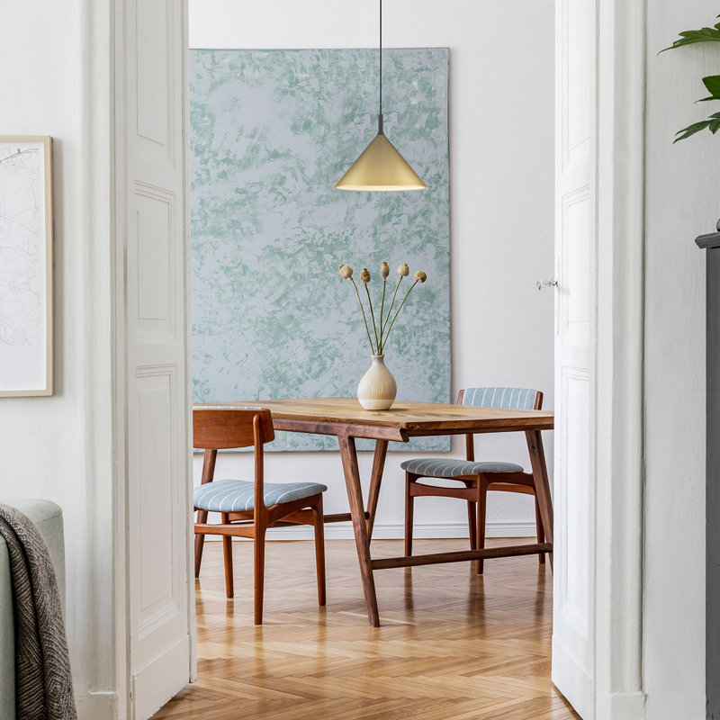 Aleczandria 1 - Light Single Pendant, Satin Nickel, 16.4cm H x 16cm W x 16cm D