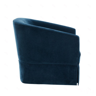 Fauteuil pivotant à jupe Earl Baltic