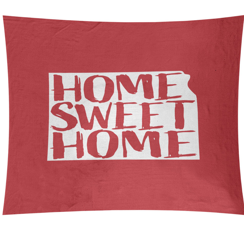Tapisserie murale kansas doux pour la maison, H 51 po x l 60 po, Rouge