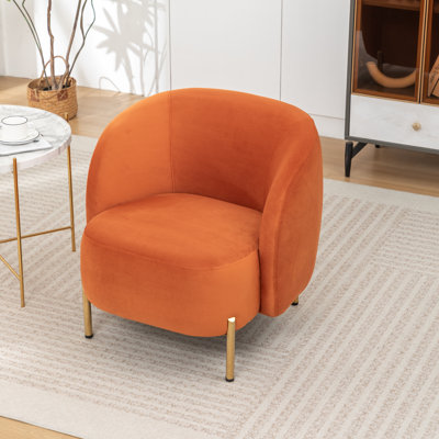 Chaise d'appoint rembourrée Edward