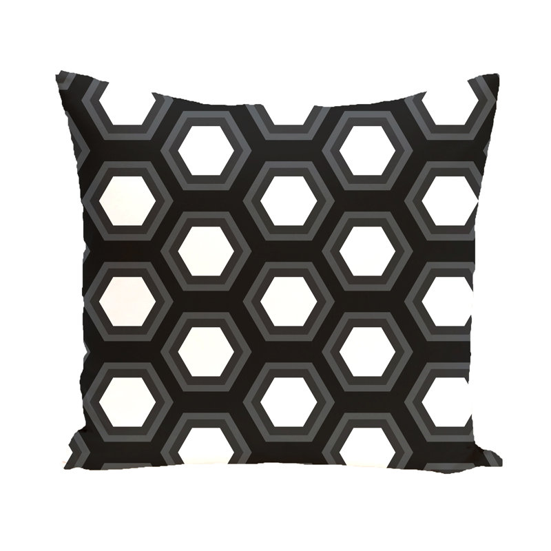 Geometric Square Pillow Cover & Insert, 26" H x 26" W x 2" D