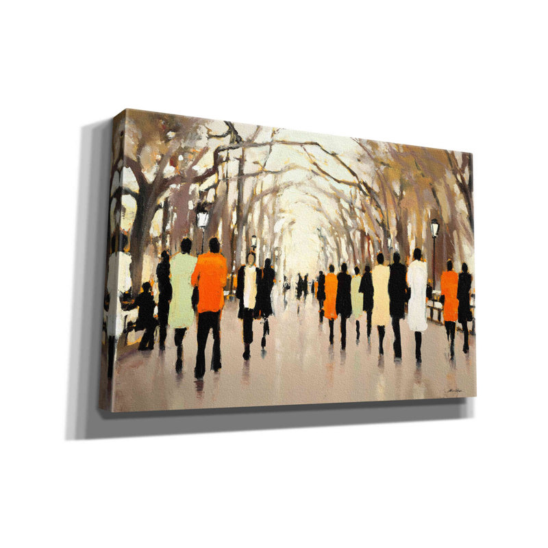 Poet's Walk par - reproduction d'art sur toile tendue, H 12 po x l 18 po x P 0,75 po