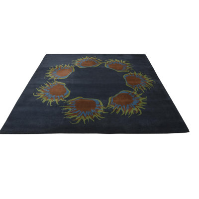 Tapis bleu marine 8 pi Carris Parris
