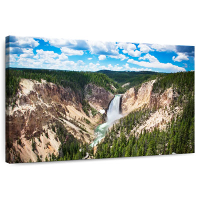 Alvord Yellowstone Waterfalls Scene