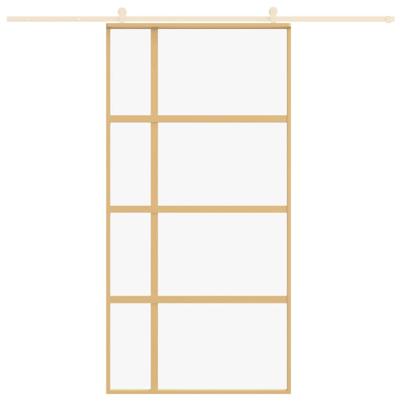 Huftalen Sliding Door, Gold, 102.5cm W x 205cm H