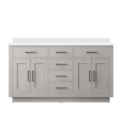Ensemble de meuble-lavabo double 60 po