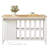 59" Kitchen Island With Solid Storage Shelves & Tabletop, Storage Island With Power Outlet, Trash Cabinet And 3 Large Drawers For Kitchen, Dinning Room