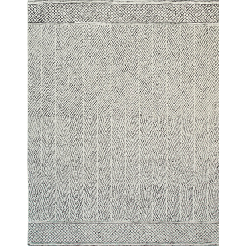 Tapis contemporain beige / multicolore en laine touffeté à la main, élégant et durable pour le salon, la chambre à coucher, le bureau et la maison
