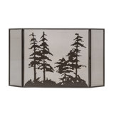 Tall Pines Folding Fireplace Screen
