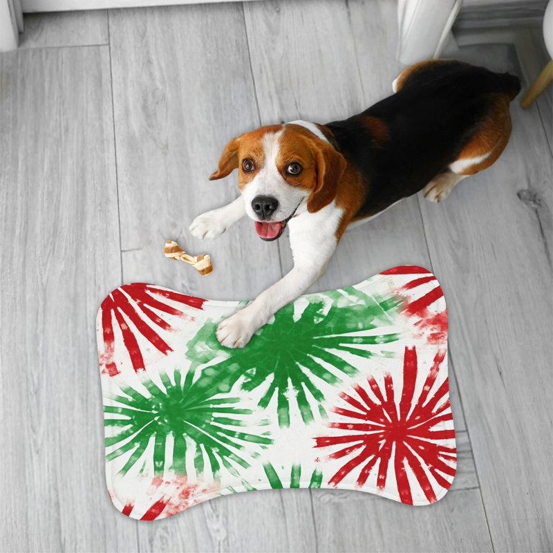 Christmas Spirals - Tapis d'alimentation en os 1 pièce, Moyen (18 po)
