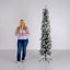 Lighted Artificial Pine Christmas Tree-1441289729