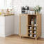 34-Inch Sideboard Cabinet With Wine Racks And Ample Storage-2060372719