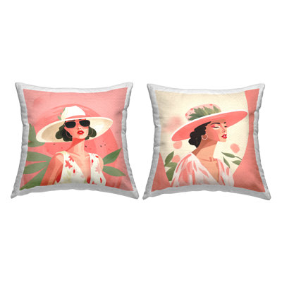 Abstract Outdoor Throw Pillow
