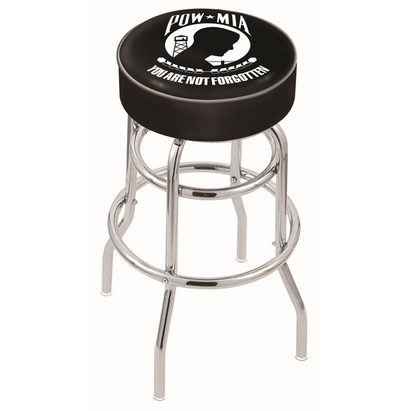 US Military Swivel Counter & Bar Stool, POW/MIA, Bar Stool (30" Seat Height)