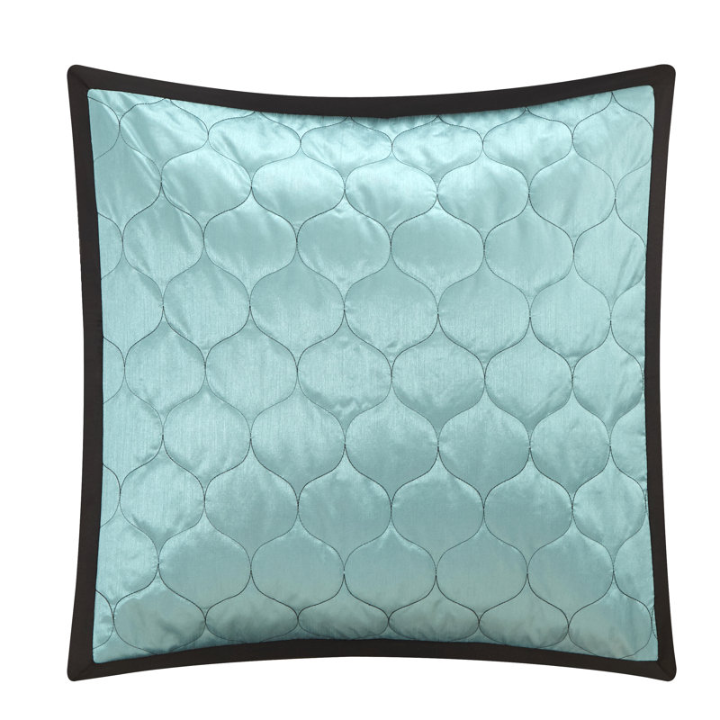 Queen Black and Blue Microfiber Comforter Set