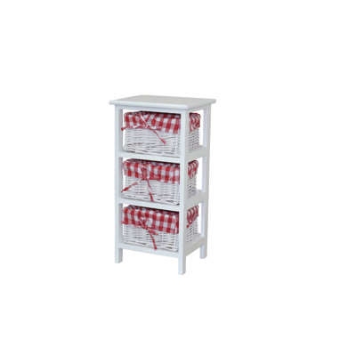 Presswood Solid Wood 30cm W 3 - Drawer Chest of Drawers