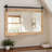 Rustic Farmhouse Solid Wood Accent Mirror Decorative Mirror Rectangle Bathroom Mirror Barn Wall Mirror-1184857112-1186561325
