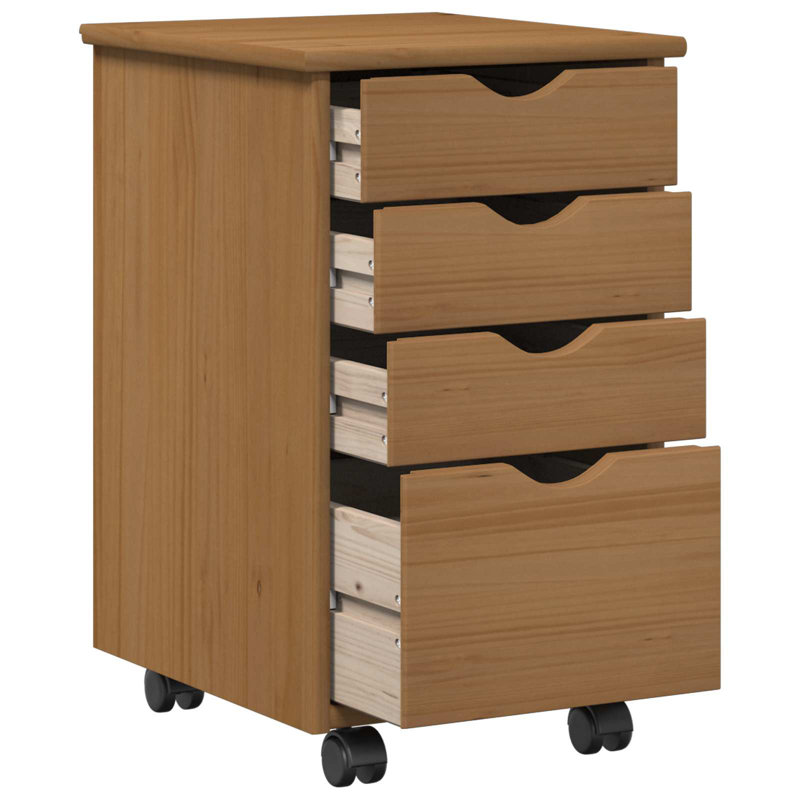 Solid Wood Rectangle Accent Chest, Honey Brown