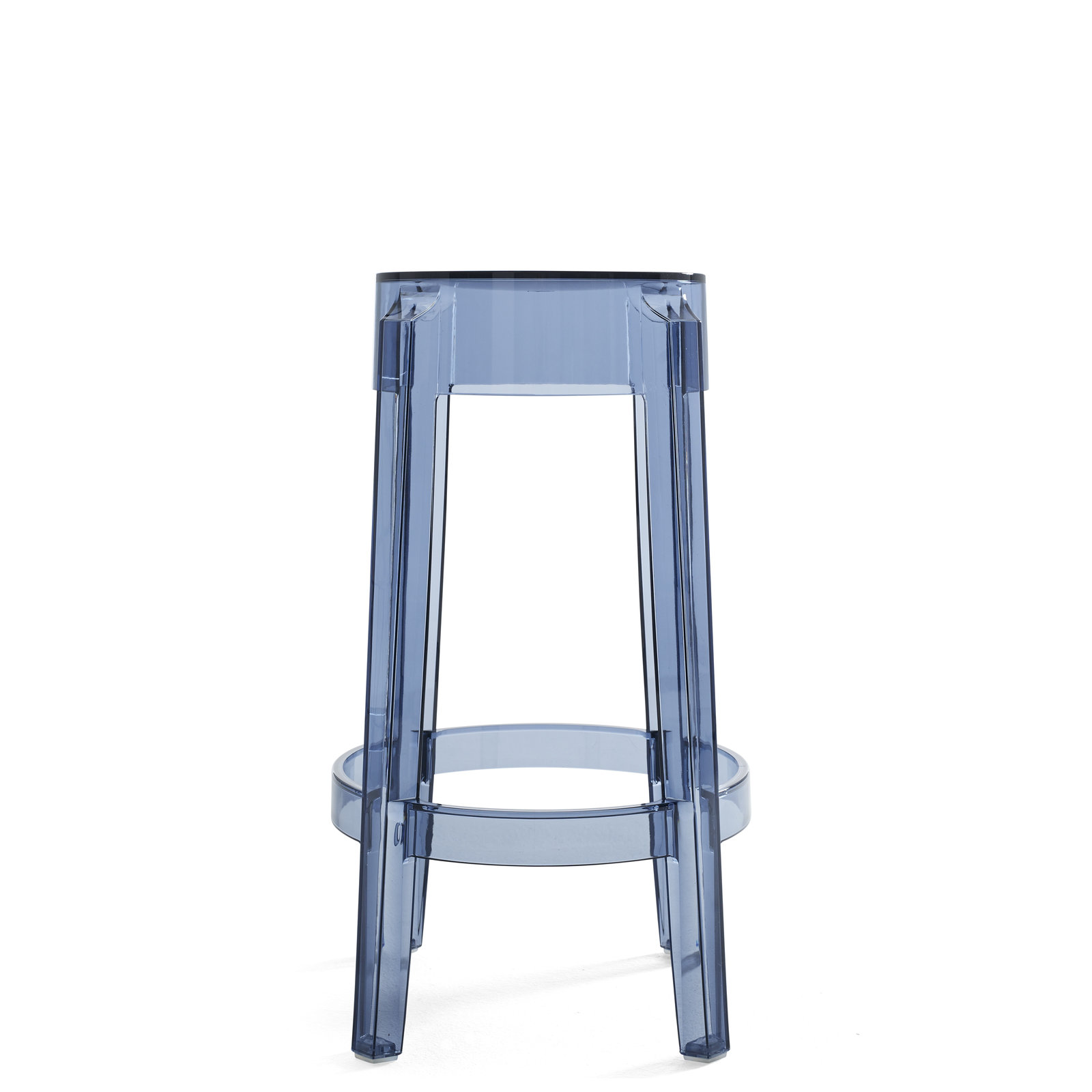 Charles Backless Outdoor Bar Stool, 25.59", Powder