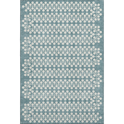 Premium Machine Washable Mayfield AMF2247 Geometric Rug