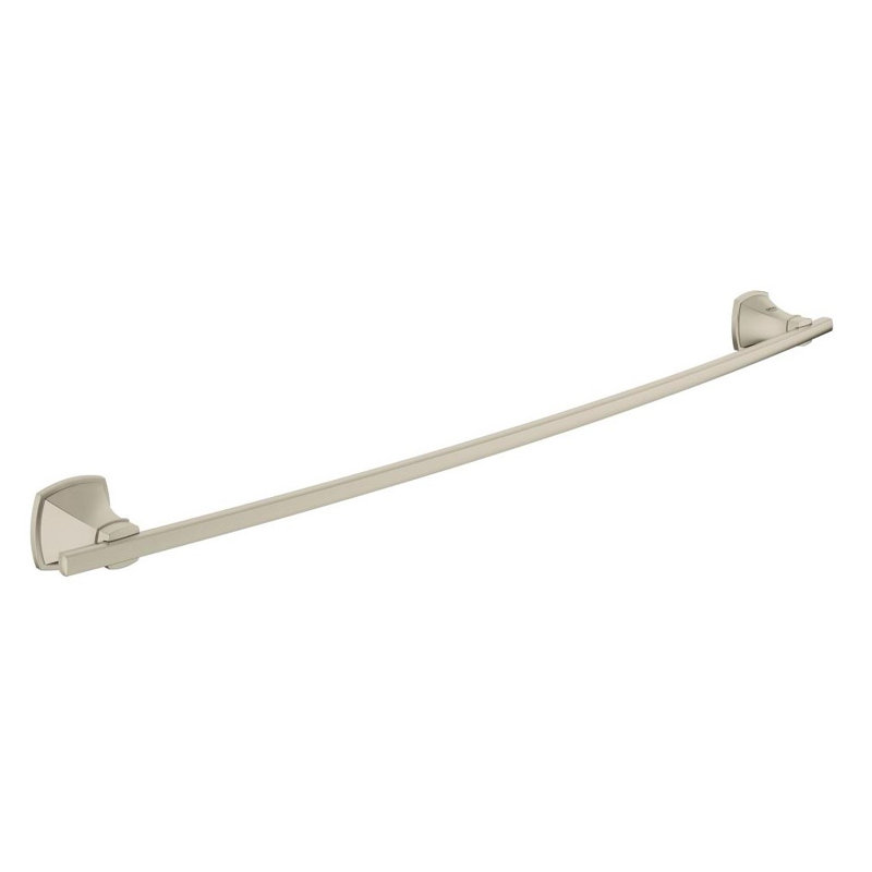 Grandera® Wall Mounted Towel Bar, Brushed Nickel