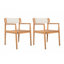 Chaises de salle à manger d'extérieur en bois massif-1467134675