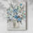 Blue Contemporary Bouquet -Gallery Wrapped Cavas-574150885
