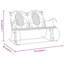 Dumaine Steel Outdoor Bench