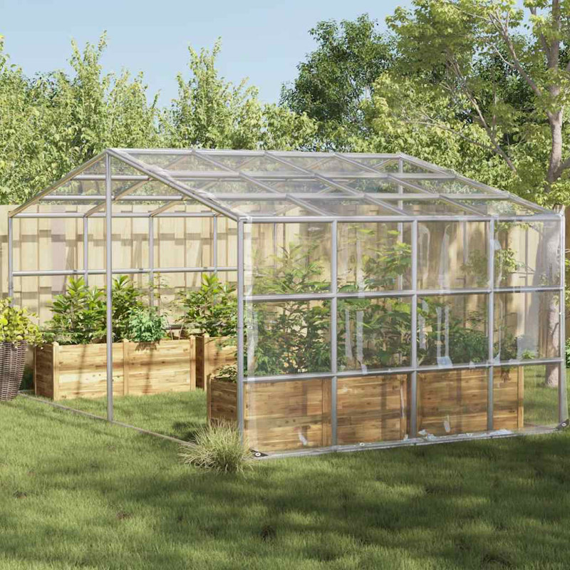 Plant Cover With Eyelets PVC, 300cm H x 800cm W
