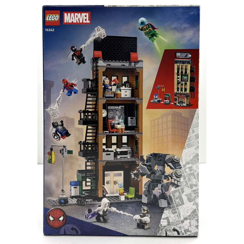 Ensemble de construction LEGO Marvel Spider-Man contre Mysterio: The Daily Bugle, 781 pièces, 10+