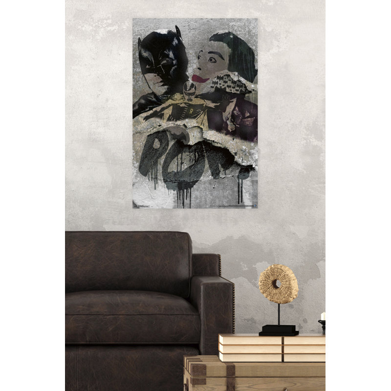 Impression sur papier batman-grunge