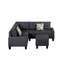 Canapé modulaire 6 pièces rembourré-85286233