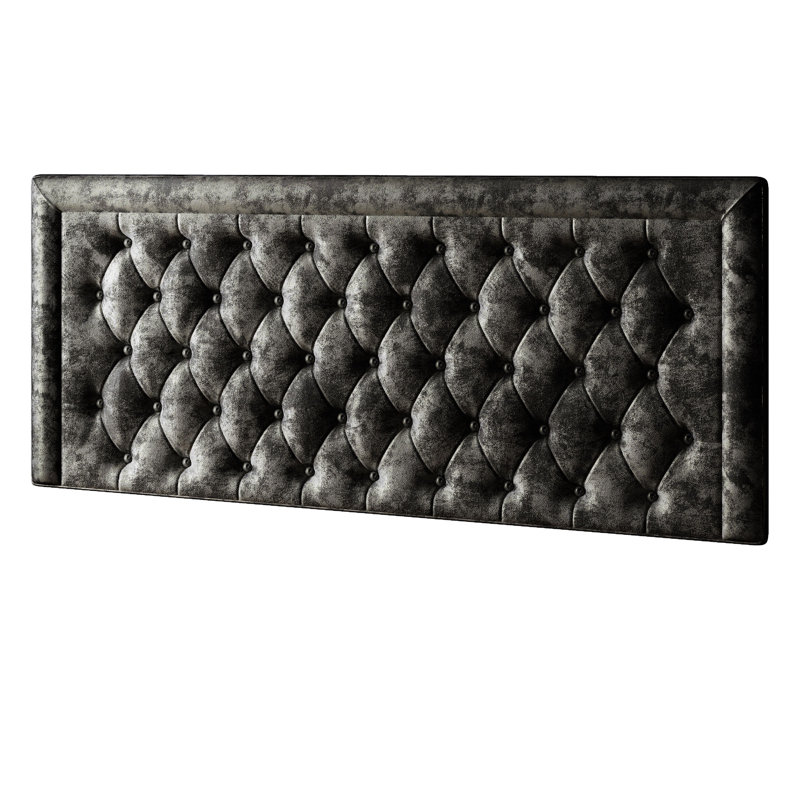 Scarborough Upholstered Headboard, Black, Single (3')