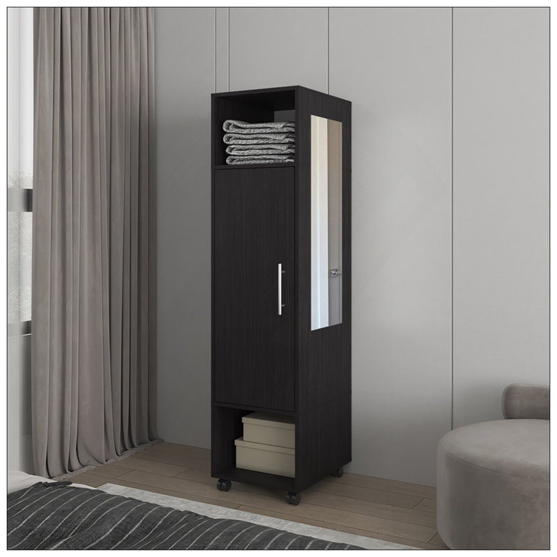 Garde-robe Boston, chambre à coucher, noir, Noir