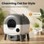 Polyethylene Plastic Self-Cleaning Litter Box