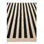 Tapis noir et blanc Jessen