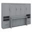 Lit escamotable Murphy avec placard, tiroirs et tablettes-1088093507