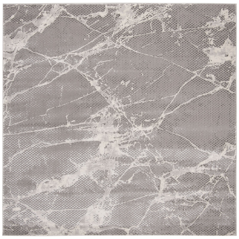 Dulce Performance Abstract Rug, Square 6'7"
