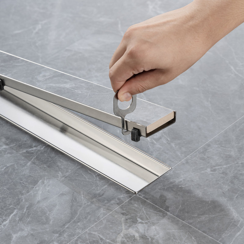 32'' W Linear Grid, Brushed Nickel