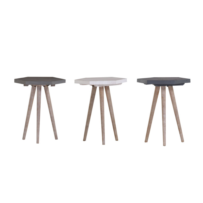 Rossi Solid Wood Side Table Set