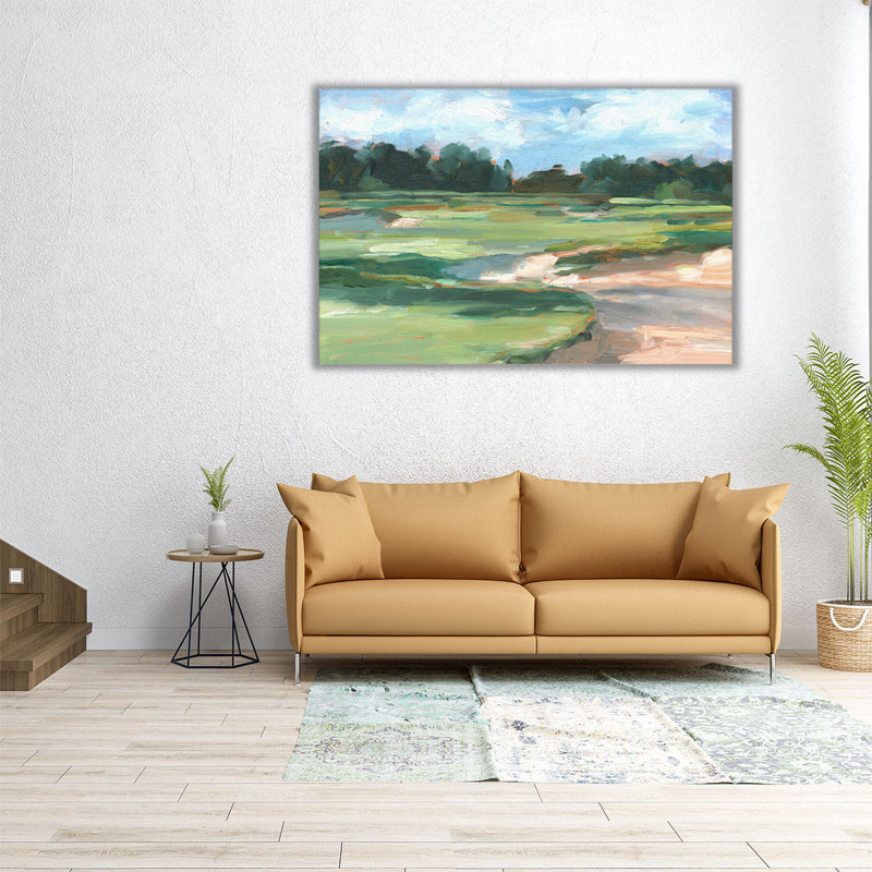 Golf Course Study II - Canvas Print Wall Art, 32" H x48" W