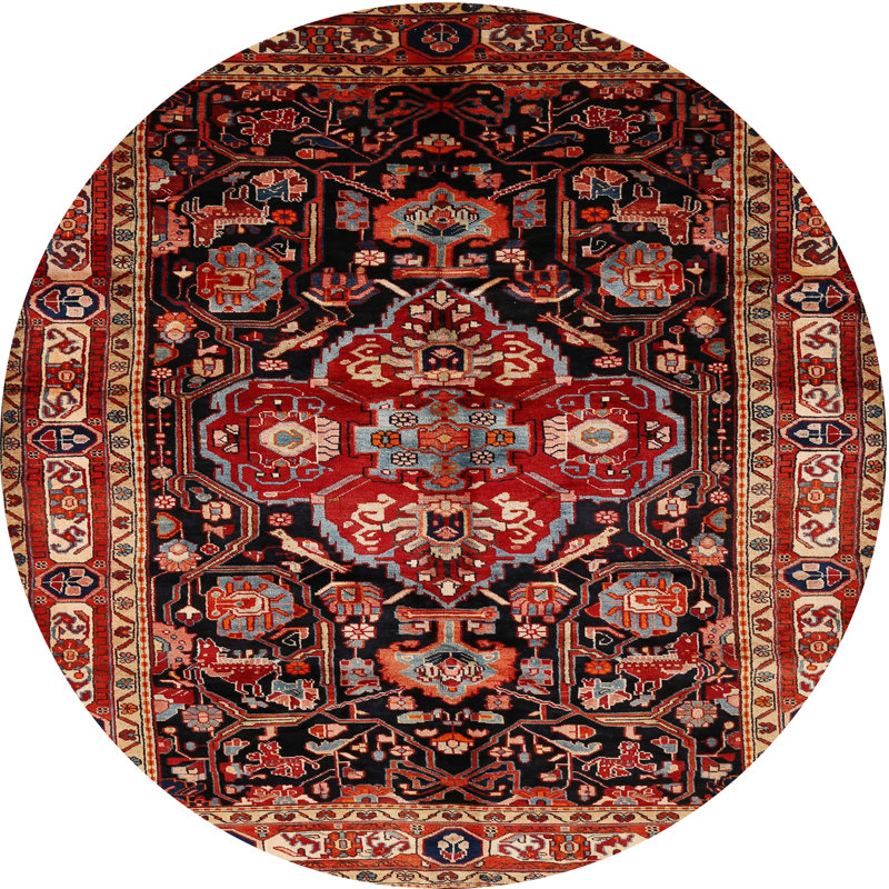 Alizandra Oriental Indoor Rug, Round 5'