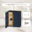 Armoire murale en bois massif Shaker-788058426