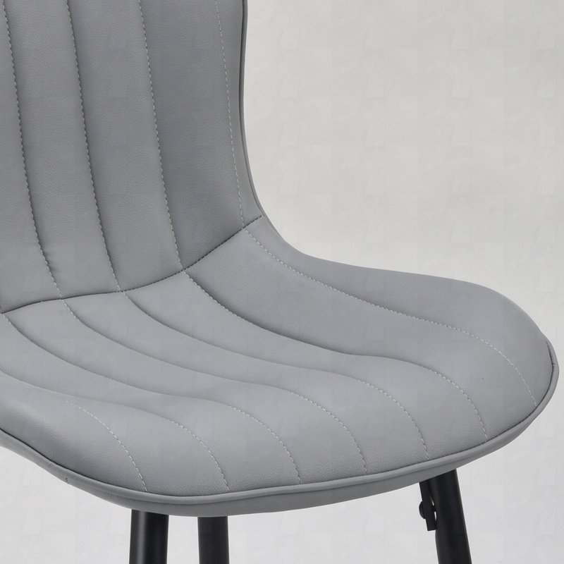 Ensemble de 2 tabourets de comptoir, Gris