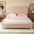 Lovensky Upholstered Wool Platform Bed-683026626-704515186