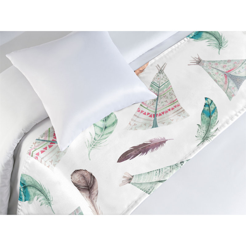 Foulard de lit Ambesonne Tribal Vibes, Lit simple